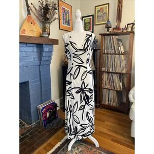 Paper Heart Babydoll Maxi Dress L Linen Blend Y2K Style Slip Boho Australia